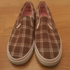 Pink and Brown Shoes